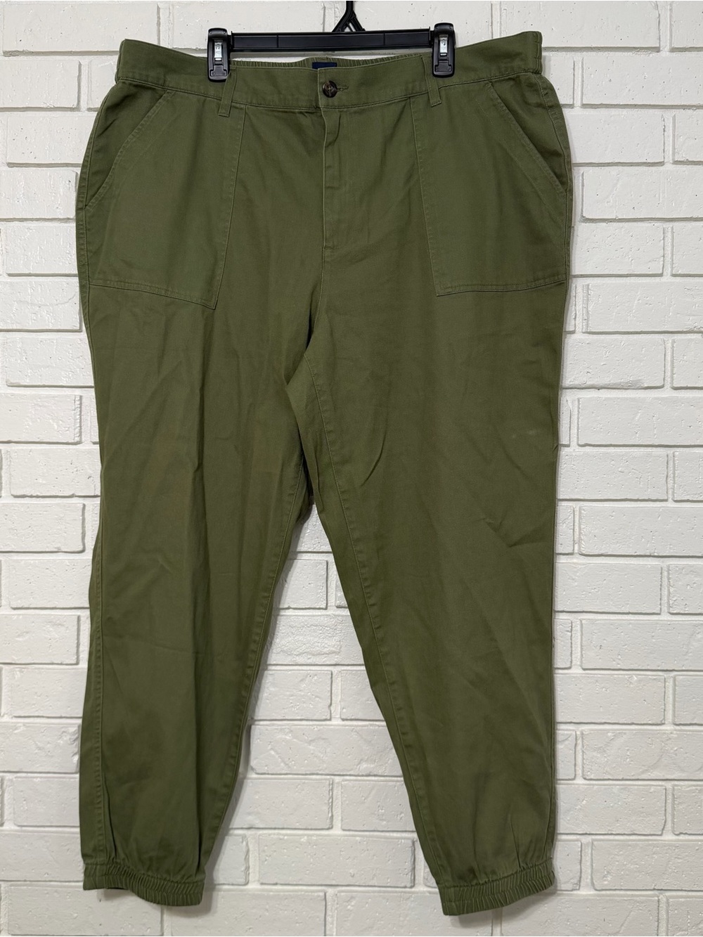 GAP Women’s Olive Green Utility Jogger Pants XXL NWOT